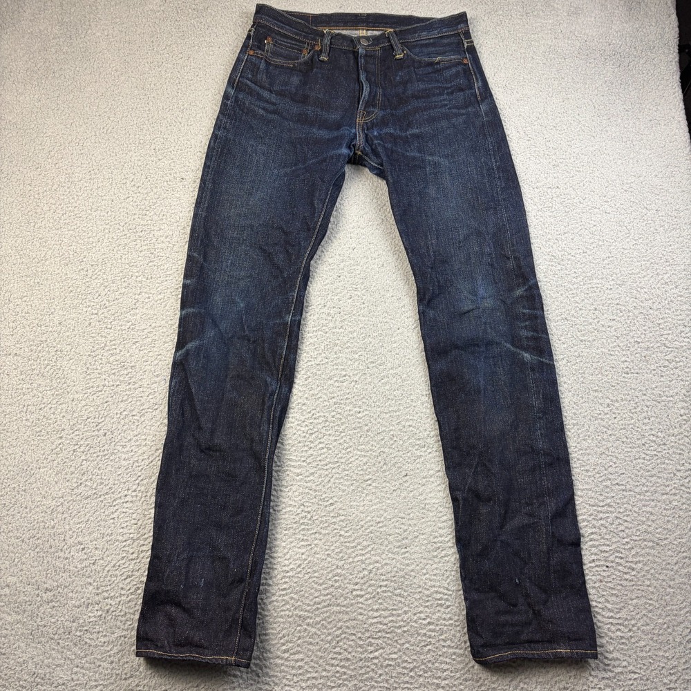 The Flat Head Selvedge Jeans 1002 16oz Heavy Raw Denim Slim Tapered FITS 29x33